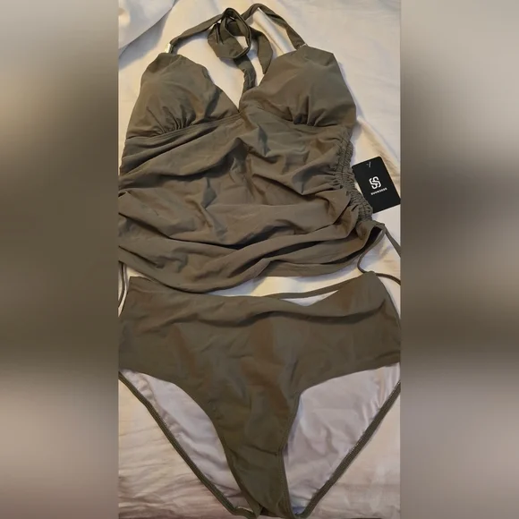 SOLD SUUKSESS Halter Tankini Bathingsuit #413 - Picture 15 of 15